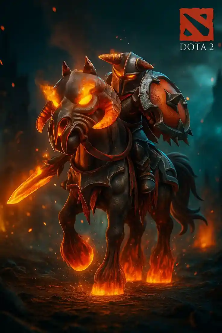 متال پوستر chaos knight از گیم دوتا2 dota2