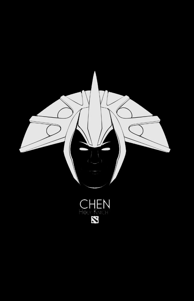 متال پوستر chen از گیم دوتا2 , dota2 با کد B-497