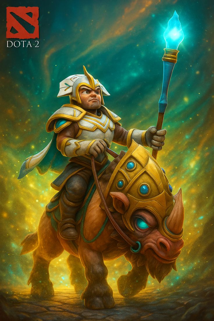 متال پوستر chen از گیم دوتا2 dota2