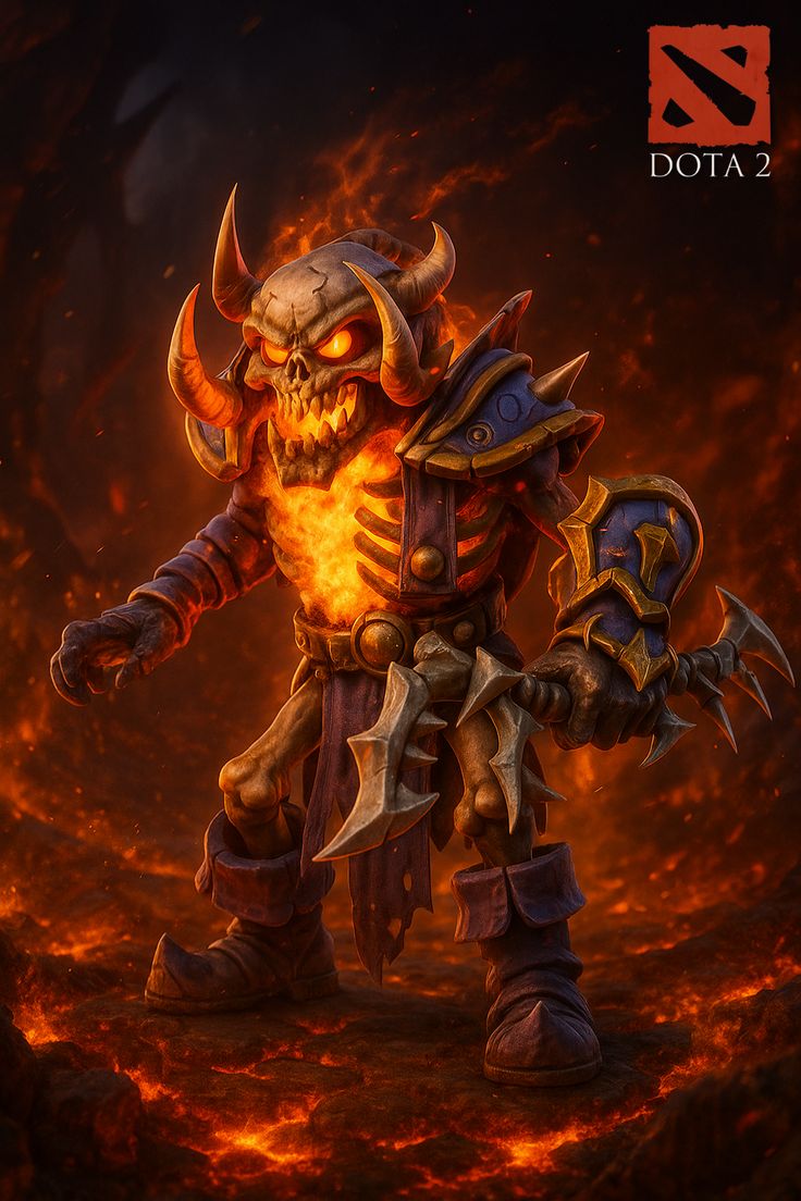 متال پوستر clinkz از گیم دوتا2 dota2