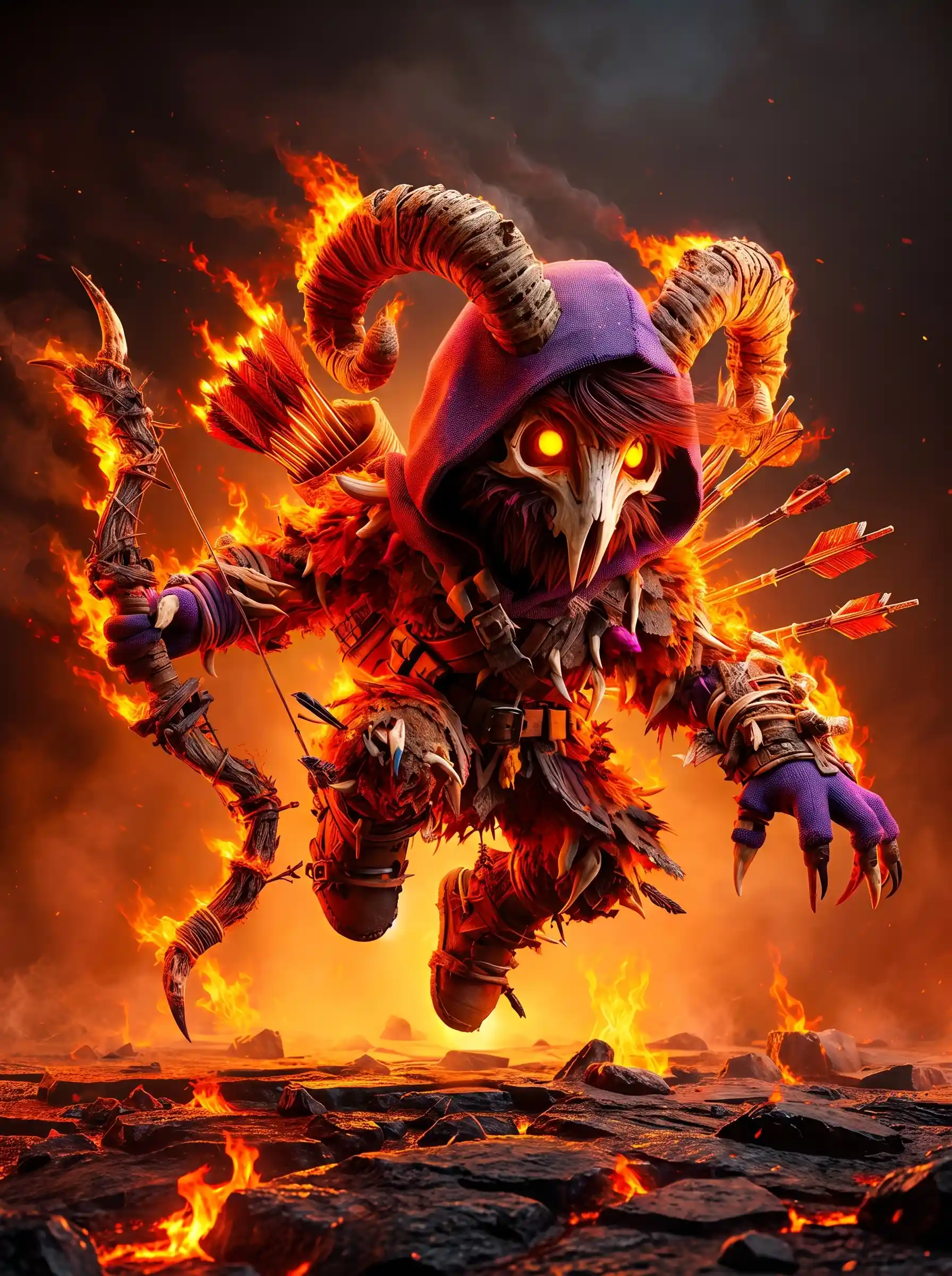 متال پوستر clinkz از گیم دوتا2 dota2