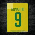 متال پوستر رونالدو نازاریو Ronaldo Nazario با کد A-889