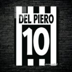 متال پوستر دل پیرو Del Piero با کد A-892