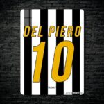 متال پوستر دل پیرو Del Piero با کد A-893