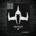متال پوستر abaddon از گیم دوتا2 , dota2 با کد B-198