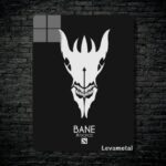 متال پوستر bane از گیم دوتا2 , dota2 با کد B-273