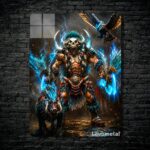 متال پوستر beast master از گیم دوتا2 , dota2 با کد B-292