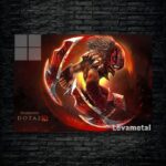 متال پوستر blood seeker از گیم دوتا2 , dota2 با کد B-297