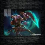 متال پوستر bounty hunter از گیم دوتا2 , dota2 با کد B-311
