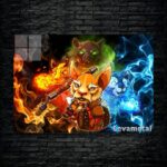 متال پوستر brewmaster از گیم دوتا2 , dota2 با کد B-335
