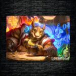 متال پوستر brewmaster از گیم دوتا2 , dota2 با کد B-328