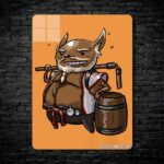 متال پوستر brewmaster از گیم دوتا2 , dota2 با کد B-349