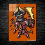 متال پوستر doom از گیم دوتا2 , dota2 با کد B-362