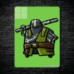 متال پوستر earth spirit از گیم دوتا2 , dota2 با کد B-365