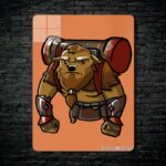 متال پوستر earth shaker از گیم دوتا2 , dota2 با کد B-366