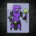 متال پوستر faceless void از گیم دوتا2 , dota2 با کد B-371