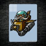متال پوستر gyrocopter از گیم دوتا2 , dota2 با کد B-372