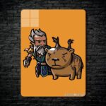 متال پوستر lone druid از گیم دوتا2 , dota2 با کد B-386