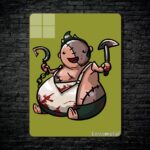 متال پوستر pudge از گیم دوتا2 , dota2 با کد B-407