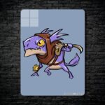 متال پوستر slark از گیم دوتا2 , dota2 با کد B-420