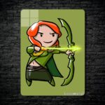 متال پوستر windranger از گیم دوتا2 , dota2 با کد B-444