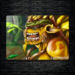 متال پوستر Bristleback از گیم دوتا2 , dota2 با کد B-459