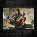 متال پوستر centaur warrunner از گیم دوتا2 , dota2 با کد B-482
