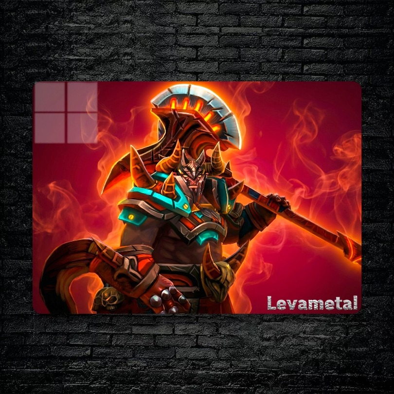 main-mockup-16170-1782821893.jpeg متال پوستر centaur warrunner از گیم دوتا2 , dota2 با کد B-485 - Image 1