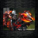 متال پوستر chaos knight از گیم دوتا2 , dota2 با کد B-492