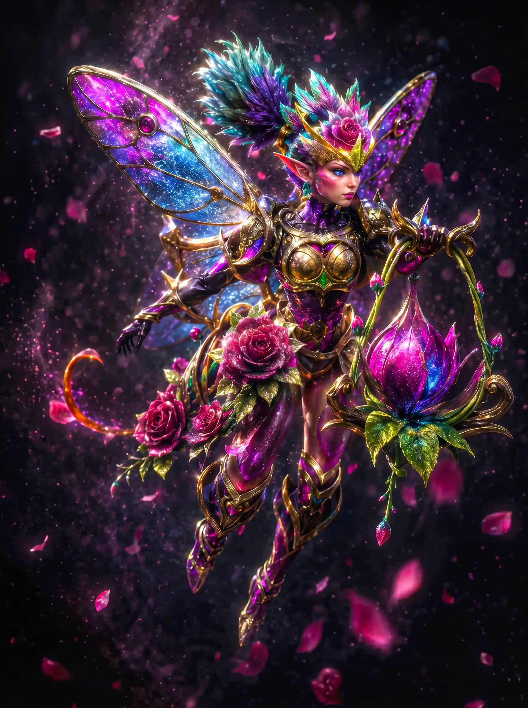 متال پوستر dark willow از گیم دوتا2 dota2