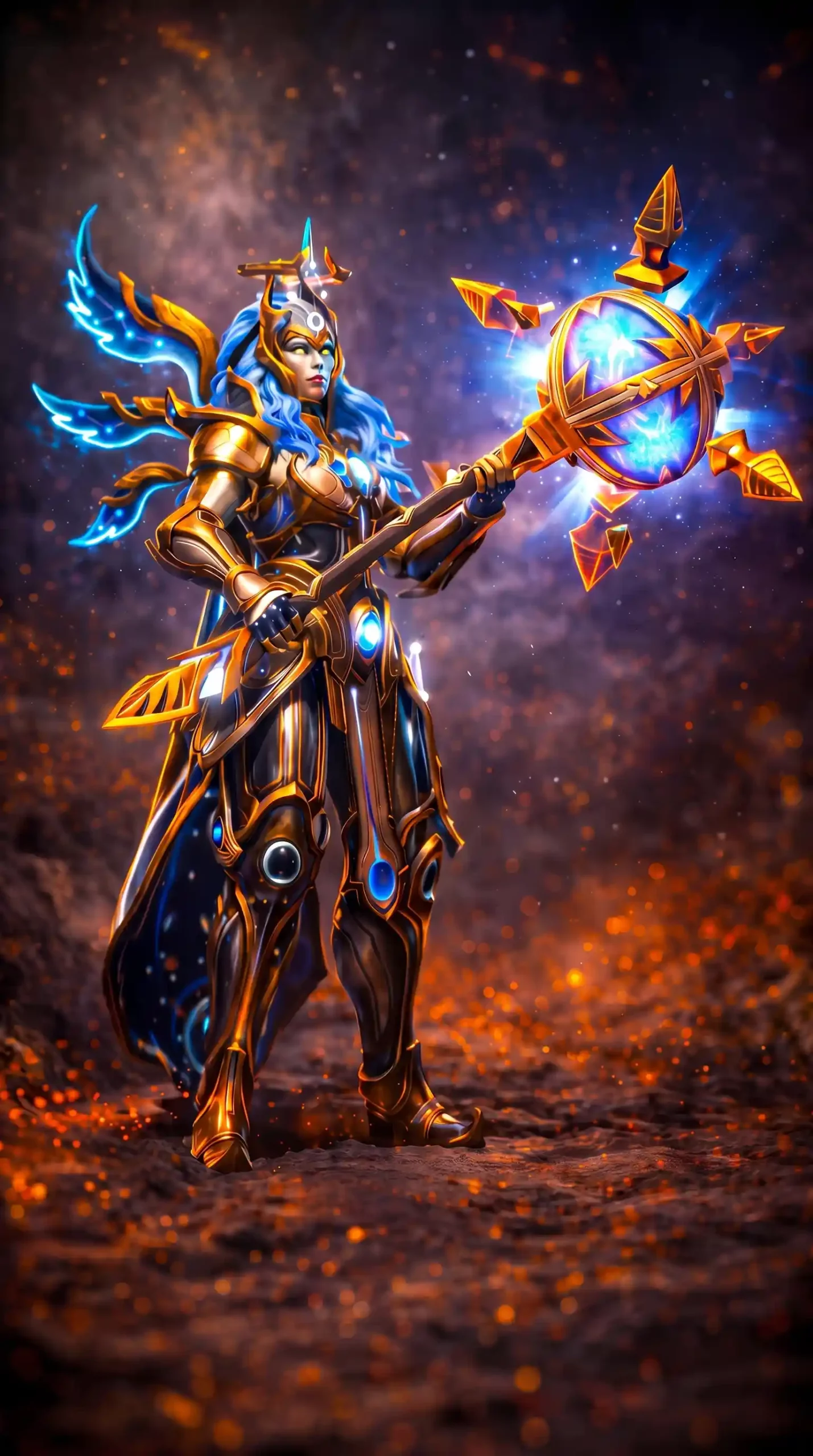 متال پوستر dawnbreaker از گیم دوتا2 dota2