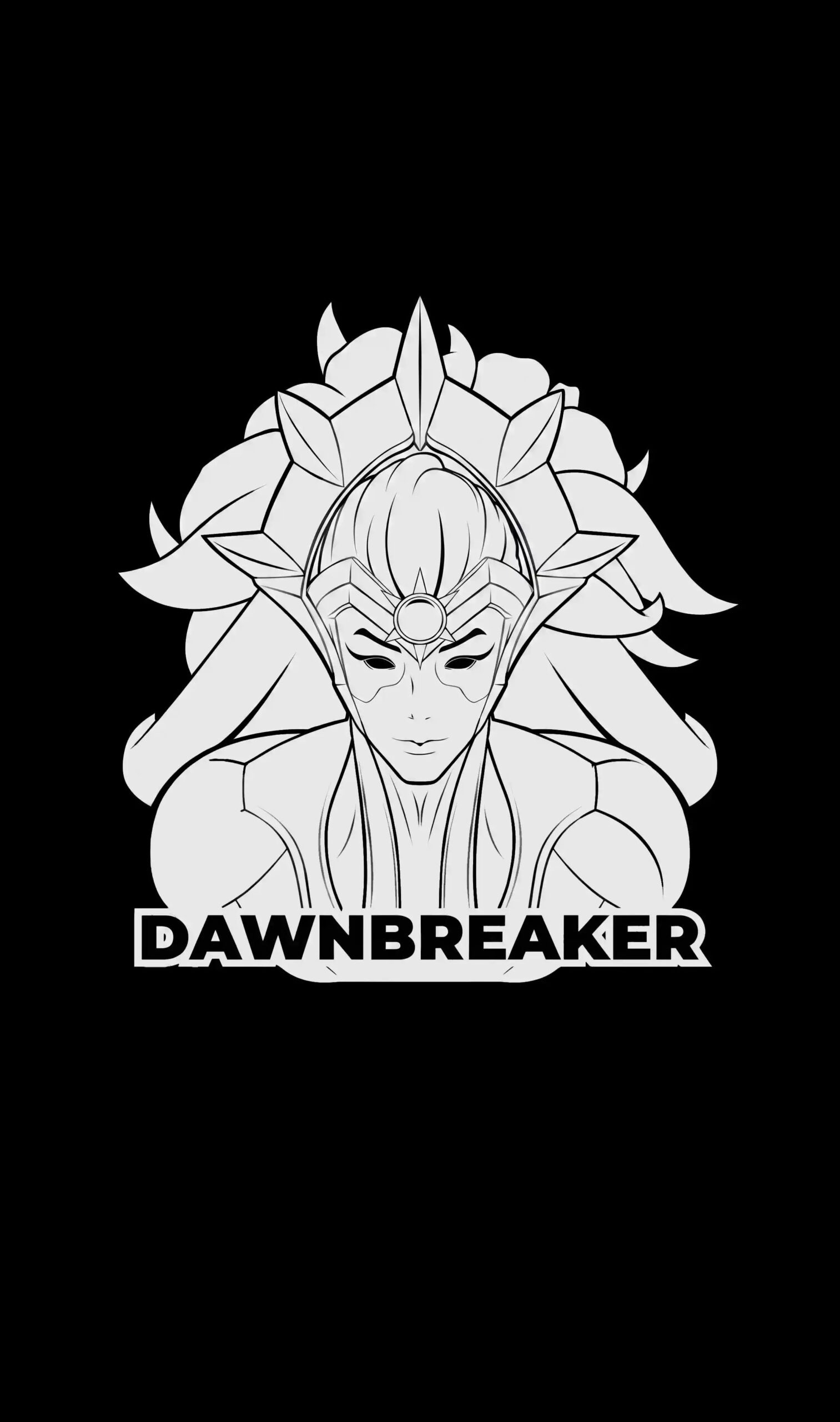 متال پوستر dawnbreaker از گیم دوتا2 dota2