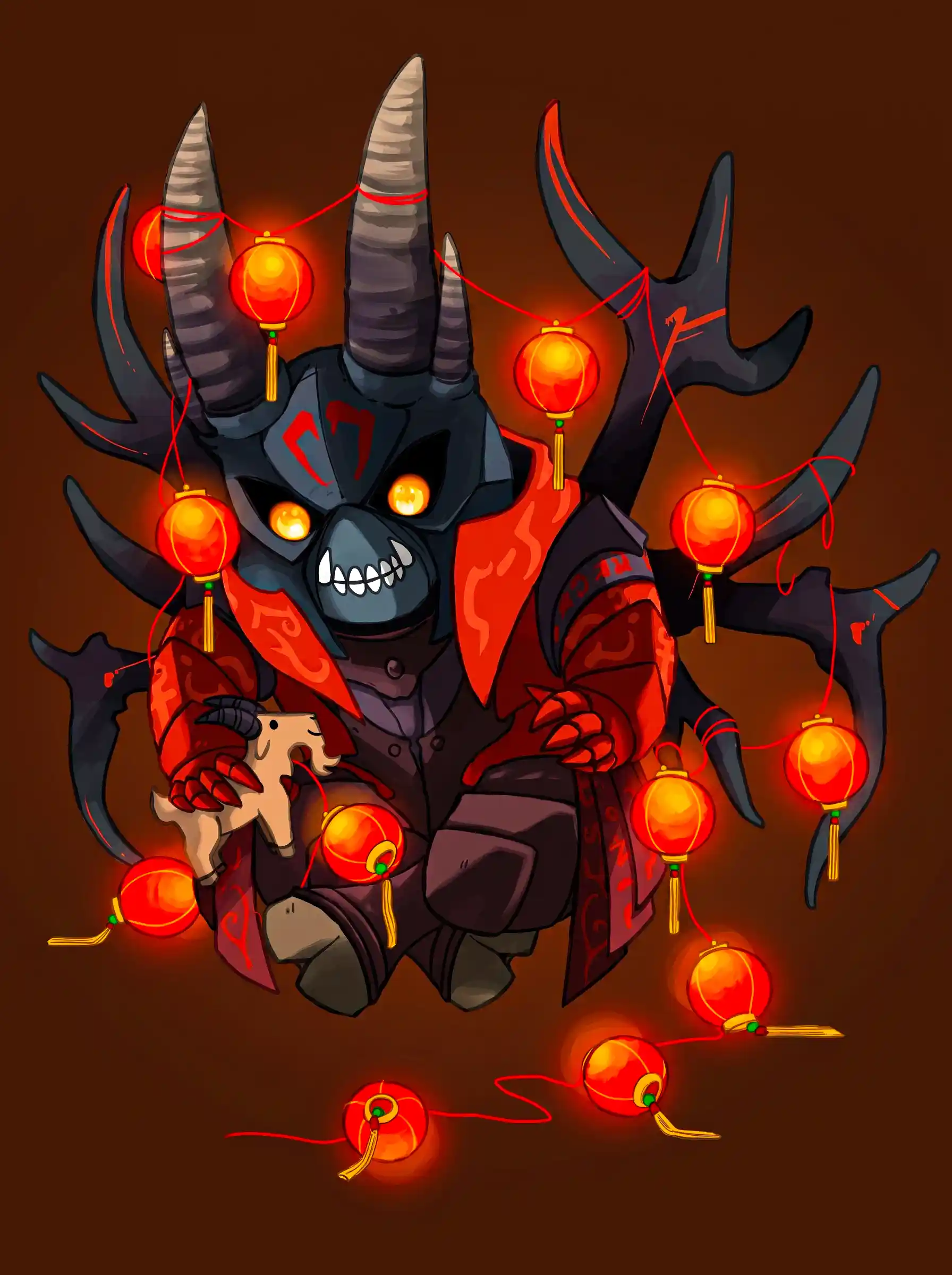 متال پوستر doom از گیم دوتا2 dota2