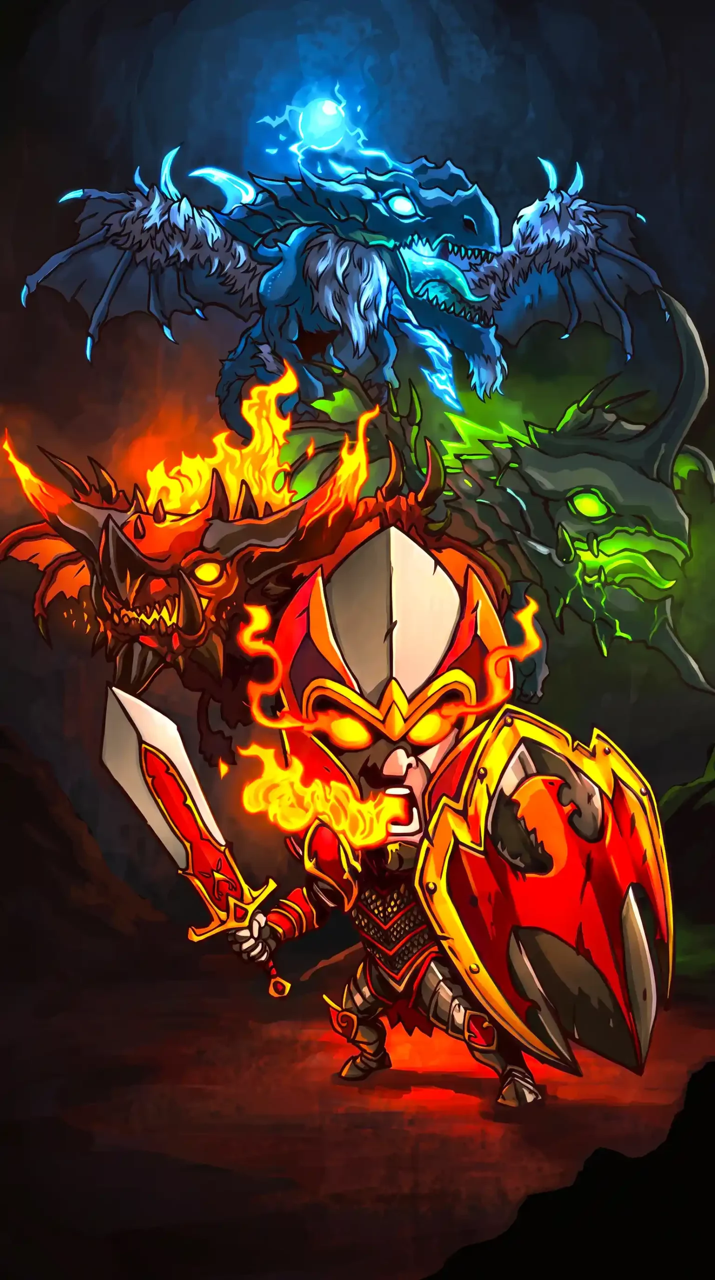 متال پوستر dragon knight از گیم دوتا2 dota2