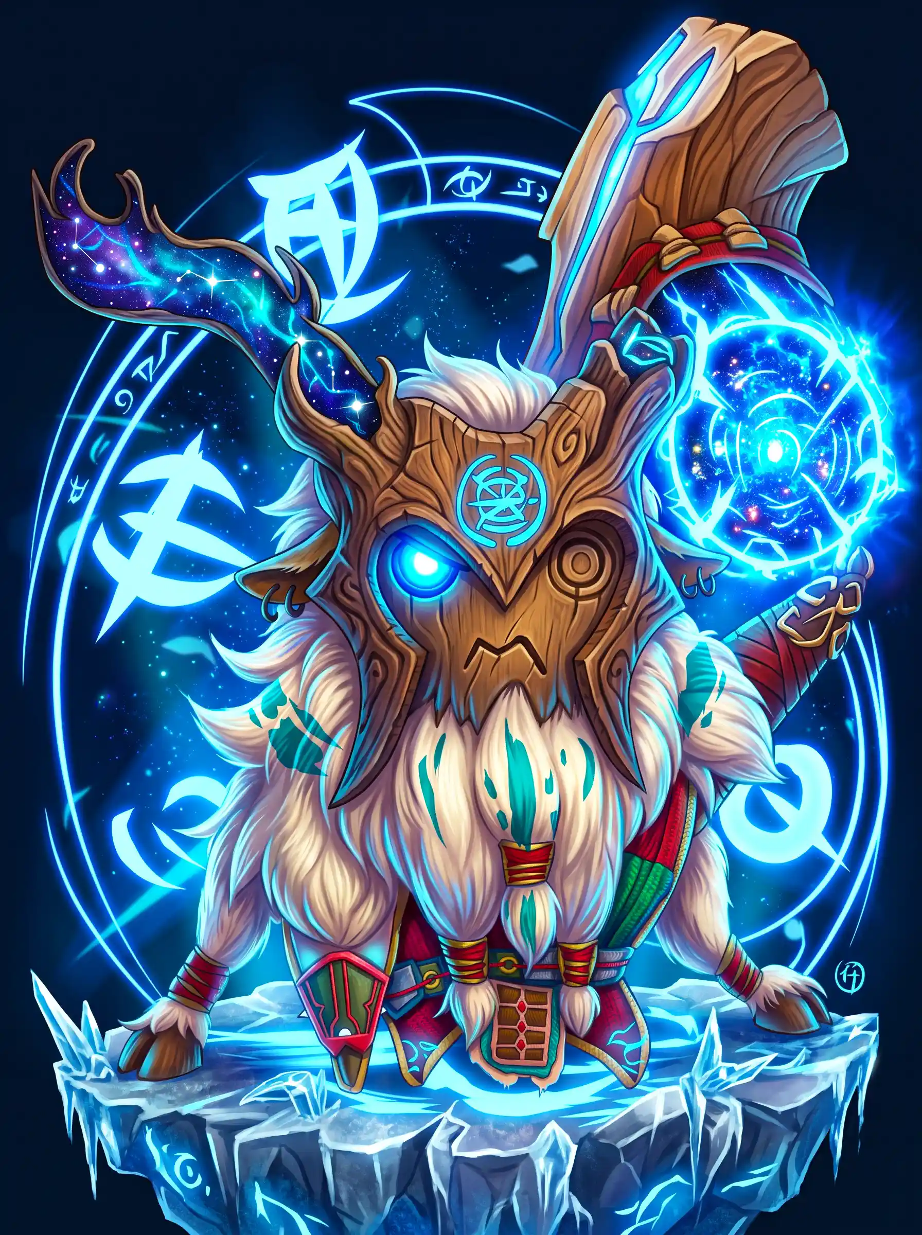 متال پوستر earth shaker از گیم دوتا2 dota2