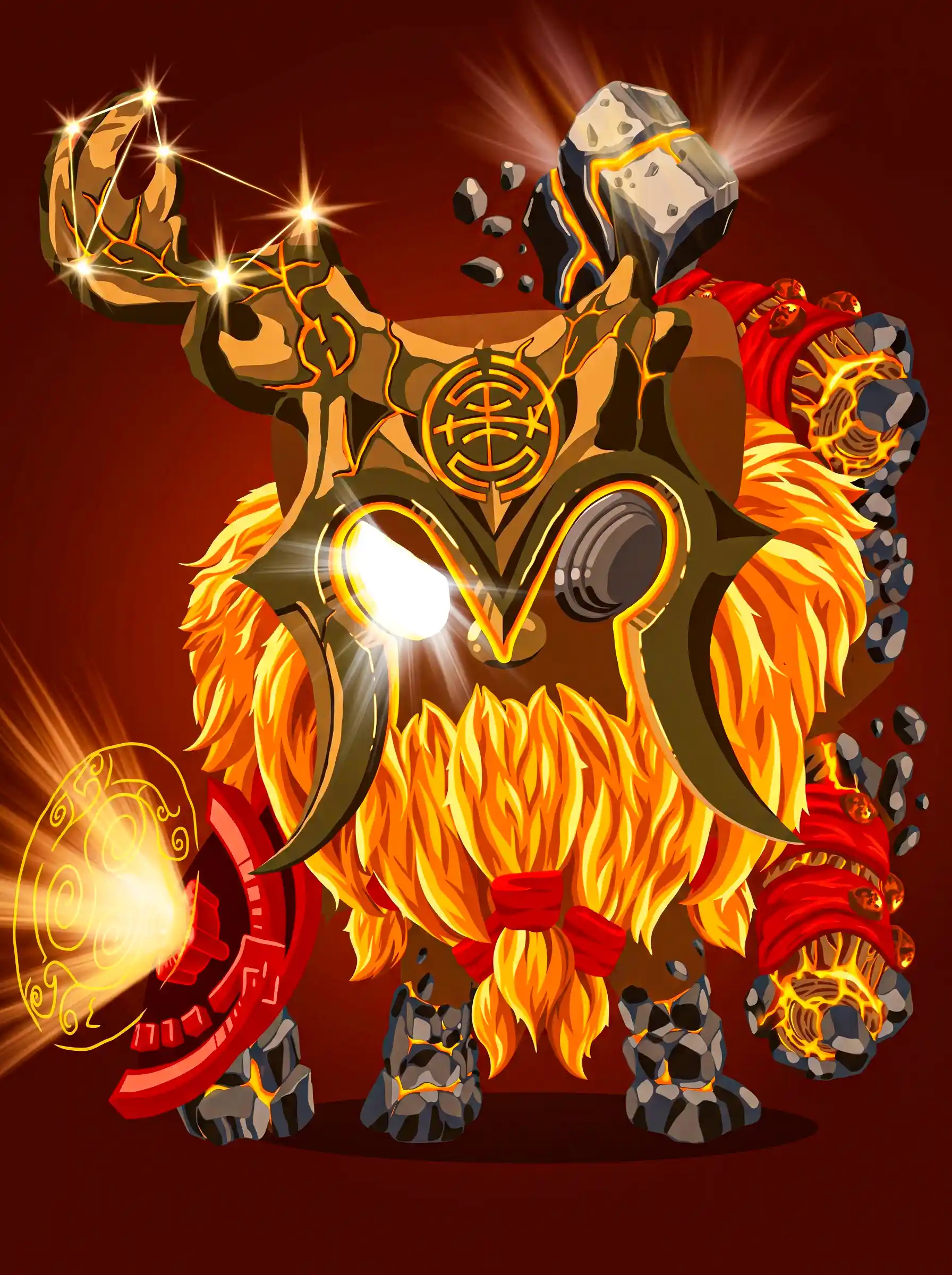 متال پوستر earth shaker از گیم دوتا2 dota2