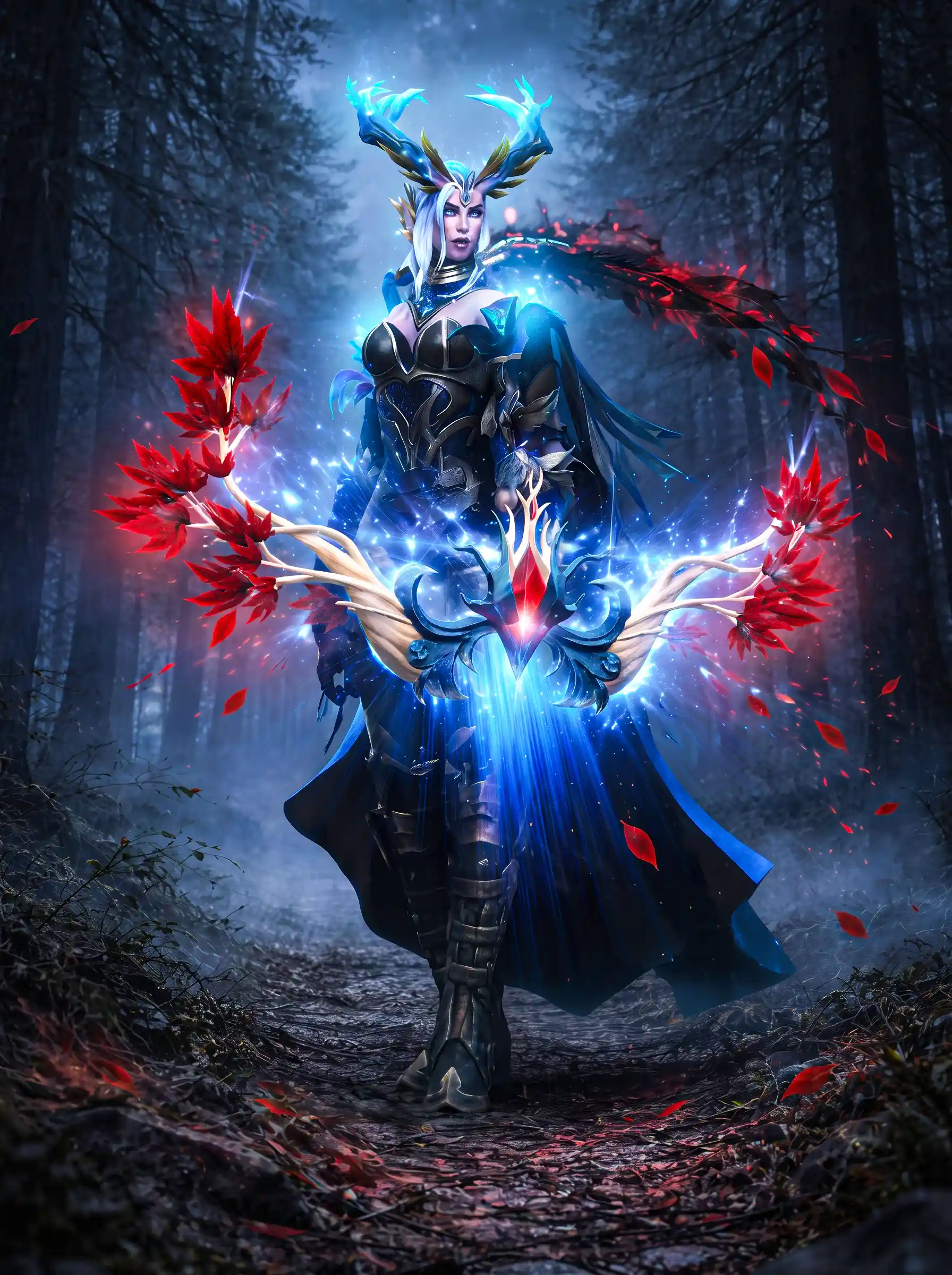 متال پوستر drow ranger از گیم دوتا2 dota2