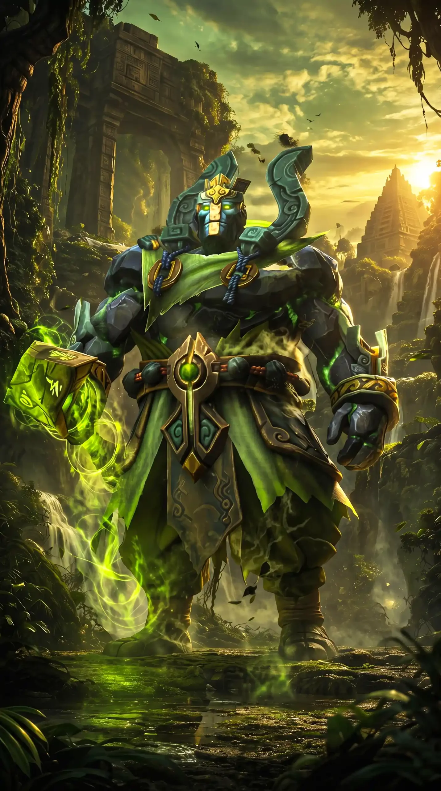 متال پوستر earth spirit از گیم دوتا2 dota2