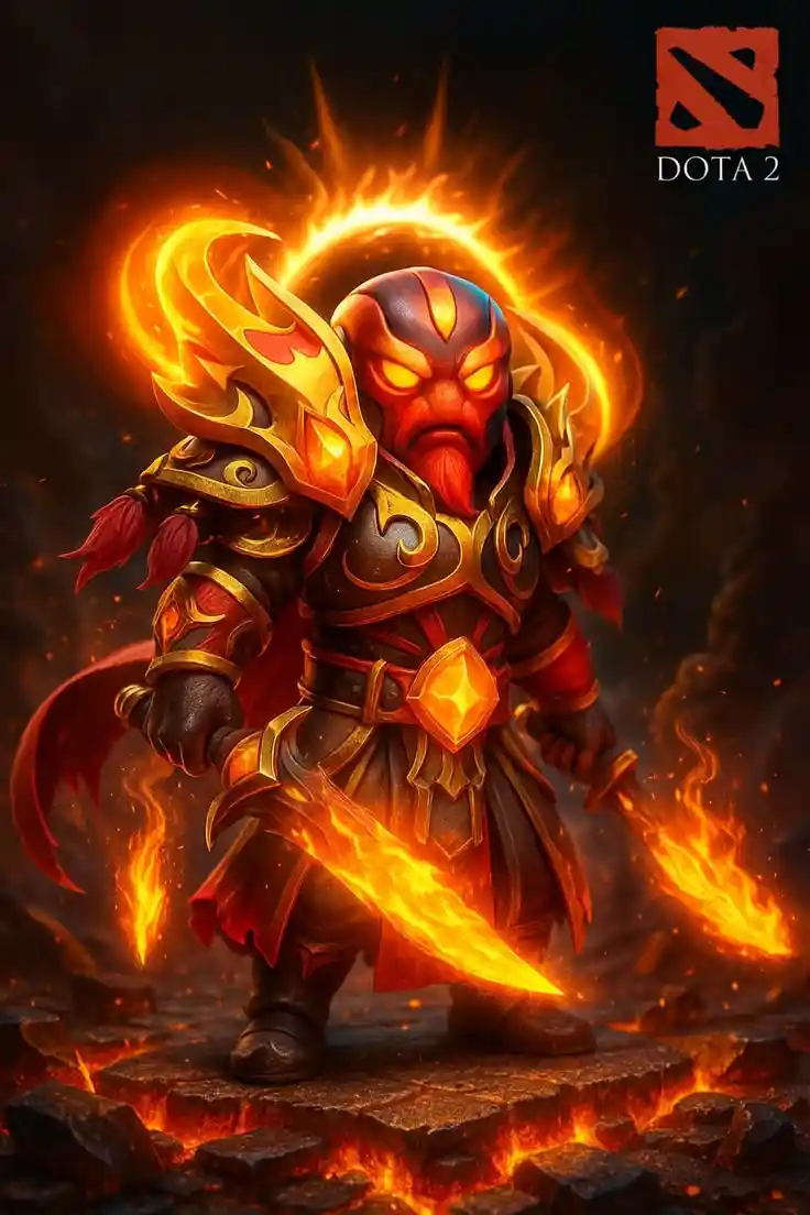 متال پوستر ember spirit از گیم دوتا2 dota2