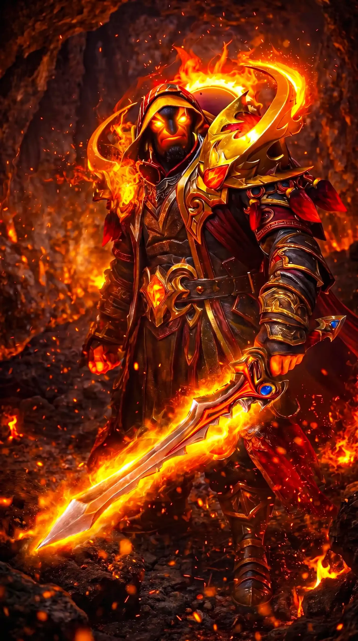 متال پوستر ember spirit از گیم دوتا2 dota2
