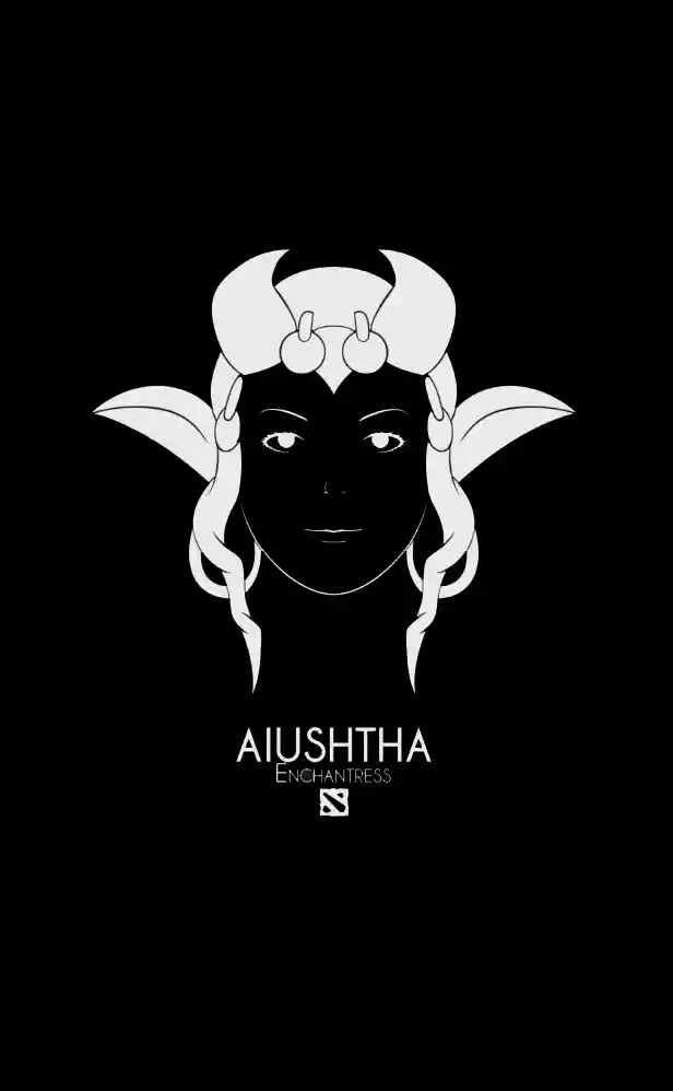 متال پوستر enchantress از گیم دوتا2 dota2