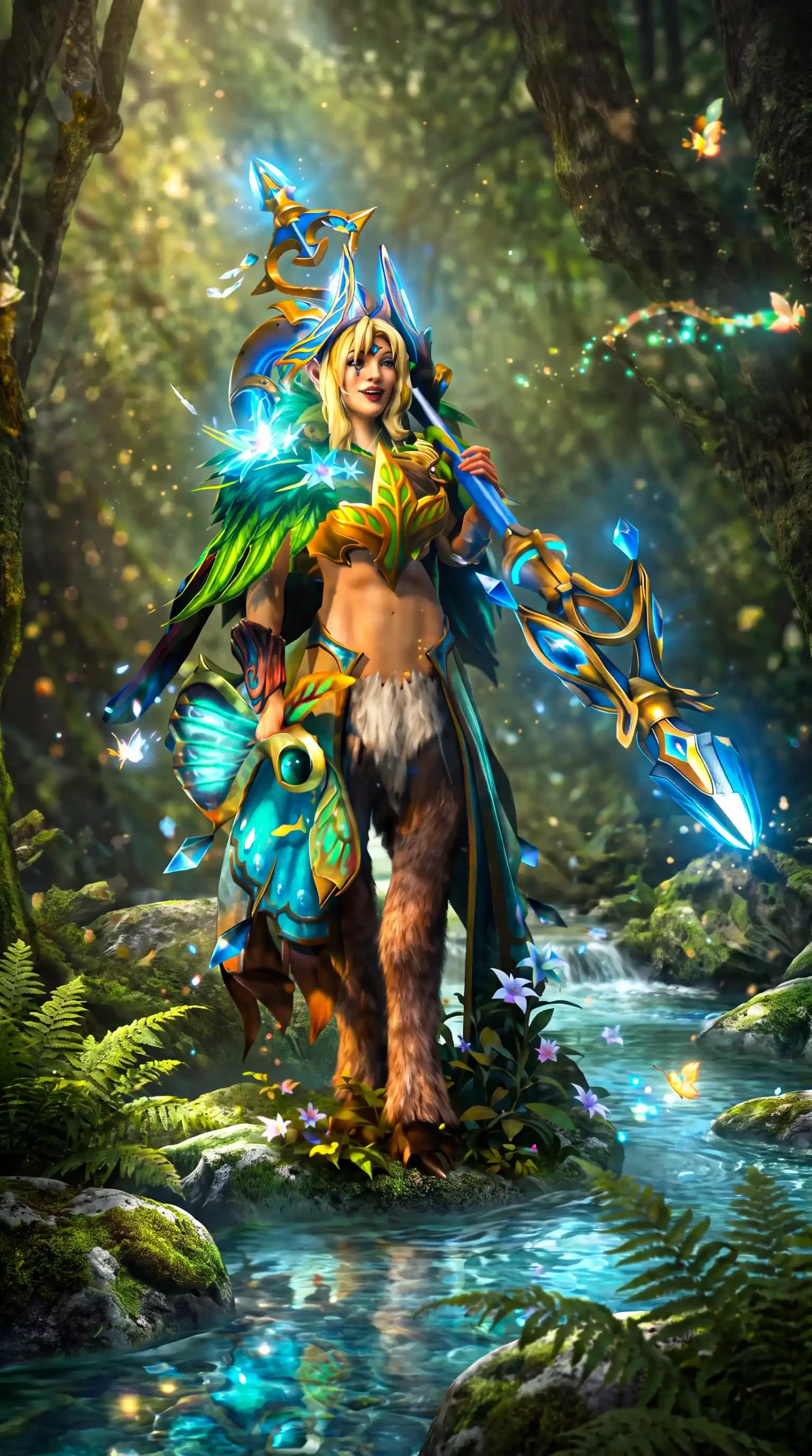 متال پوستر enchantress از گیم دوتا2 dota2
