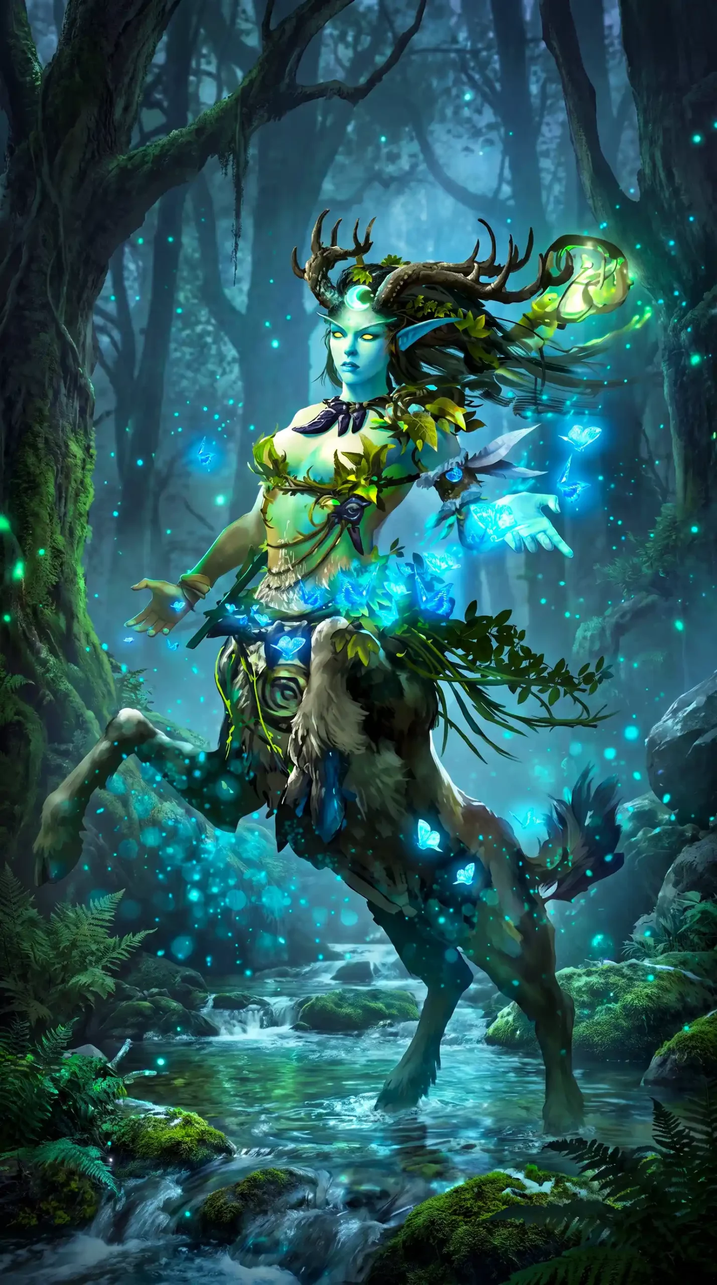 متال پوستر enchantress از گیم دوتا2 dota2