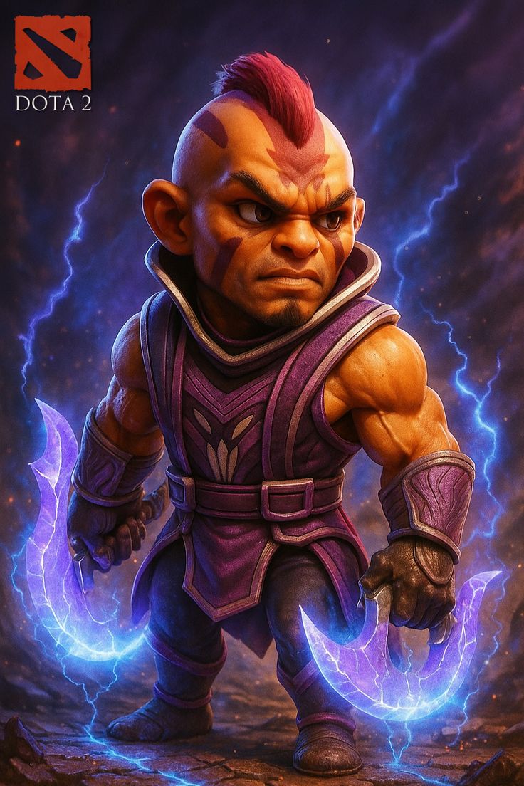 متال پوستر anti mage از گیم دوتا2 dota2