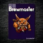 متال پوستر brewmaster از گیم دوتا2 , dota2 با کد B-337