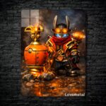 متال پوستر clockwerk از گیم دوتا2 , dota2 با کد B-512