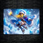 متال پوستر crystal maiden از گیم دوتا2 , dota2 با کد B-548
