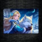 متال پوستر crystal maiden از گیم دوتا2 , dota2 با کد B-553