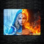 متال پوستر lina و crystal maiden از گیم دوتا2 , dota2 با کد B-554