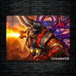 متال پوستر doom از گیم دوتا2 , dota2 با کد B-609